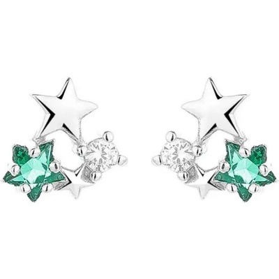 Silenti Jewelry Сребърни обеци "Проблясък