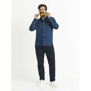 Celio Тъмносиня риза Celio Sarevient Celio | Sin | МЪЖЕ | S