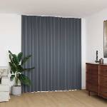 Pure Line Home Плътна завеса в цвят сив с перделък, 290 x 245 см