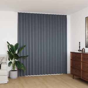 Pure Line Home Плътна завеса в цвят сив с перделък, 290 x 245 см