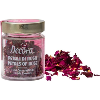 Jedlé květy lístky růže 4g Decora