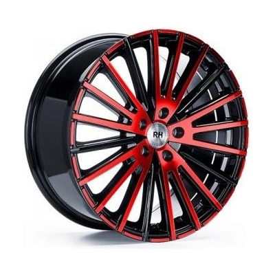 RH WM Flowforming 10x20 5x130 ET50 red polished