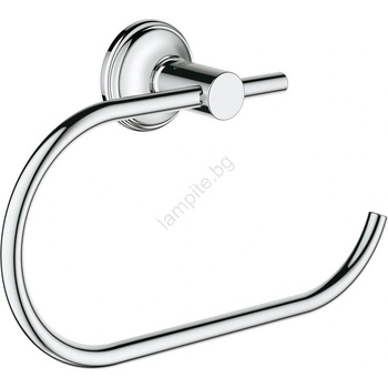 GROHE 40657001 - Държач за тоалетна хартия essentials authentic лъскав хром (gh0905)