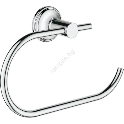 GROHE 40657001 - Държач за тоалетна хартия essentials authentic лъскав хром (gh0905)