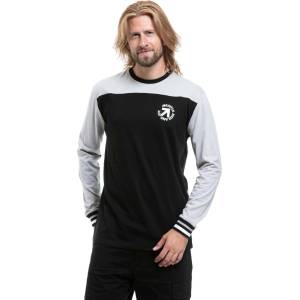 Meatfly мъжка тениска с дълъг ръкав Judgement Quiet Gray / Black Meatfly | Cheren | МЪЖЕ | S