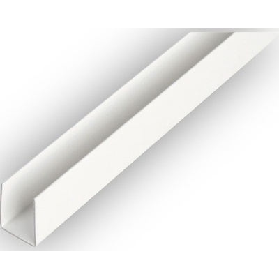 Alberts PVC - U profil, bílý 18x10x1mm, 1m