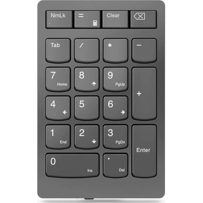 Lenovo Цифрова клавиатура LENOVO Go, безжична, 21 клавиша, черна, USB (GY41C33979)