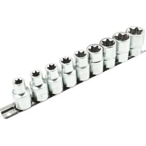 VERKE Комплект вложки Torx 1/2" E10-E24 9бр 66311 (V39112)