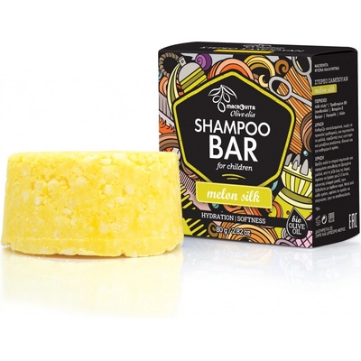 Macrovita Olive-Elia Shampoo Bar for Children Melon Silk 90 g