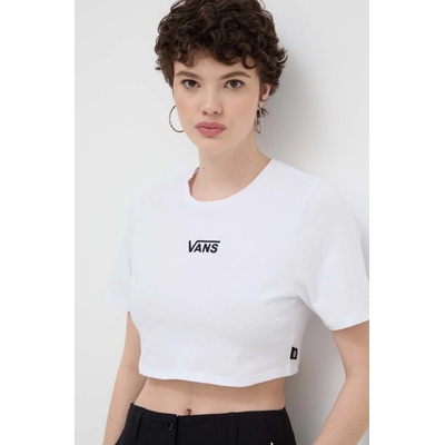 VANS Flying V Crew Crop II White