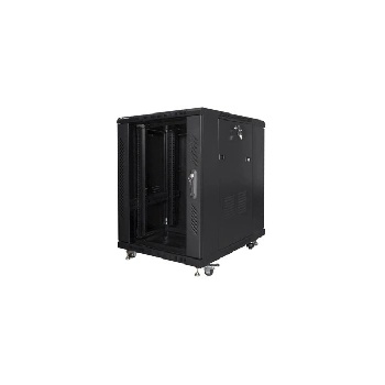 Lanberg rack cabinet 19 free-standing 15U/600x800 (flat pack) black (FF01-6815-12B)