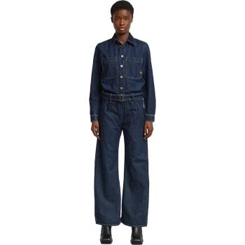 G-STAR Гащеризон G-Star Belted 3D Loose long sleeve jumpsuit - Green (Worn In Eclipse)