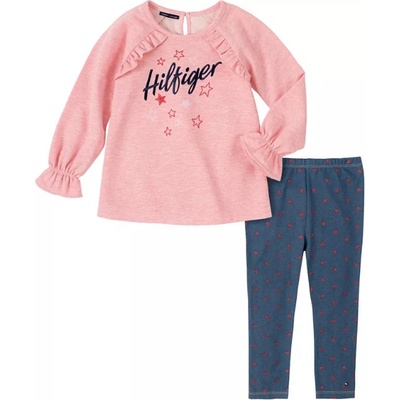 Tommy Hilfiger oblečení pro holčičku Fleece Tunic Denim Legging Se