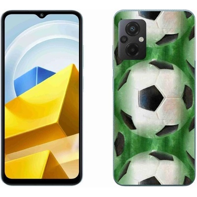 Pouzdro mmCase Gelové Xiaomi Poco M5 4G - fotbalový míč
