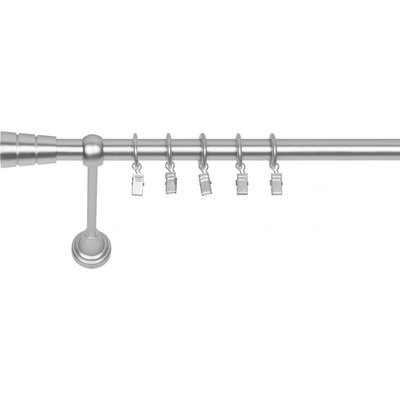 Dekodum Jednořadá Garnýž Walec Basic 19 mm matný chrom 320 cm