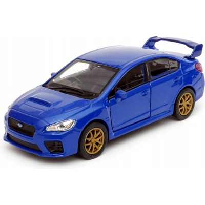 Welly Subaru Impreza WRX STI modré 1:34