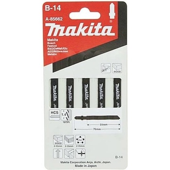 Makita A-85662 Pílové listy z uhlíkovej ocele 50mm, 5ks/bal.