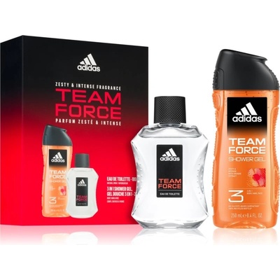 Adidas Team Force EDT 100 ml + sprchový gél 3v1 250 ml darčeková sada