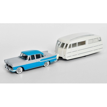 Simca - Chambord Caravane Hénon 1958 - Norev - 1/18 - Autos Miniatures