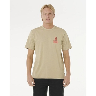 Rip Curl Vaporcool Search Stack Tee Khaki Rock 2372