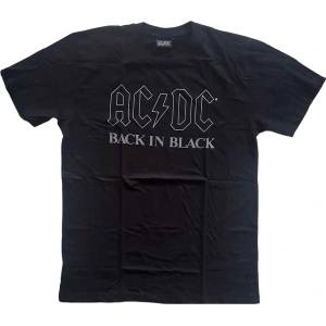 AC/DC Back In Black Black L Риза (ACDCTS82MB03)
