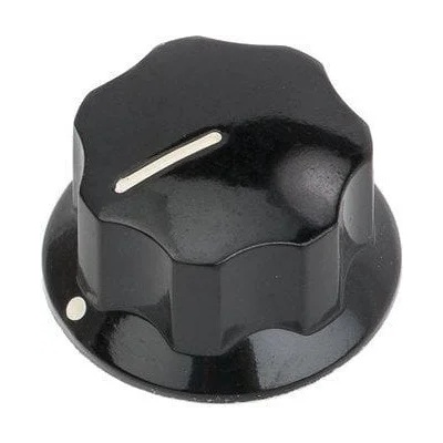 Fender Deluxe Jazz Bass Upper Concentric Black Копче за управление (0049411049)