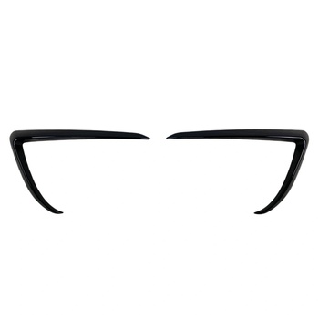 Добавки за броня около халогените за Tesla Model 3 (2017-2022) Aero Style - черен гланц (A-TESLA-009)