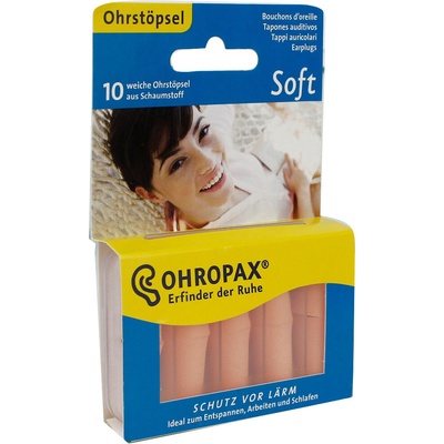 OHROPAX SOFT Ušné vložky 10 ks