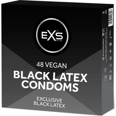 EXS Condoms Black Latex - Презервативи (48 броя)