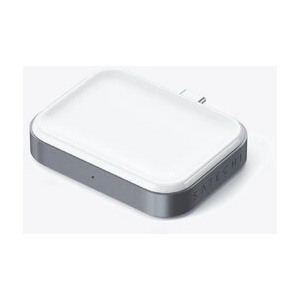 Satechi USB-C Wireless Charging Dock for AirPods (5W) - Space Grey (ST-TCWCDM) - iStore