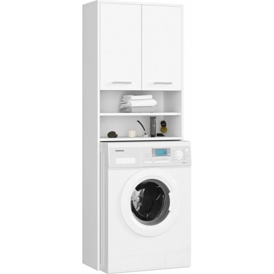 Ak furniture Koupelnová skříňka nad pračku Fin bílá – Zboží Dáma