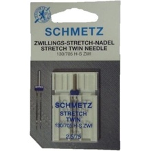 Schmetz Dvojjehla na pleteninu 130/705 H-S ZWI SMS 2,5 75 STRETCH TWIN