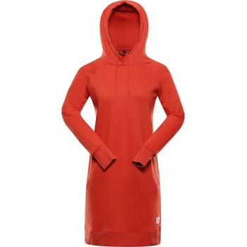 Alpine Pro Дамска суитшъртова рокля ALPINE PRO OLEBA red clay ALPINE PRO | Cherven Oranzhev | ЖЕНИ | M-L