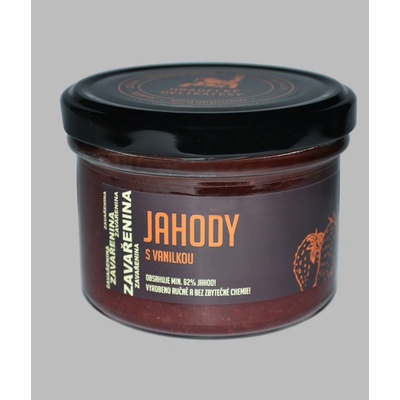 Hradecké Delikatesy jahodová Zavařenina s vanilkou 190 g
