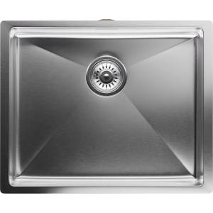 Klarstein Кухненска мивка TitanSteel 45 x 55 см (LxW) с повърхност, устойчива на ръжда, драскотини и топлина (SIK1-TitanSteel-5040) (SIK1-TitanSteel-5040) - klarstein Мивка за вграждане
