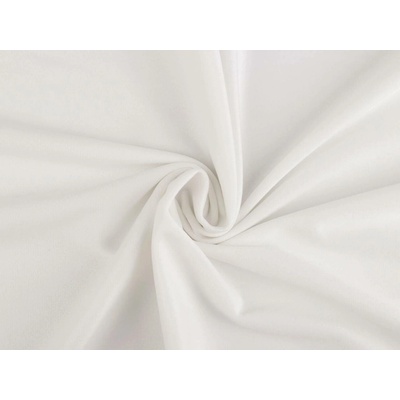 Velvet / samet oděvní hladký Varianta: 11 (1) bílá 56557/143174/271077