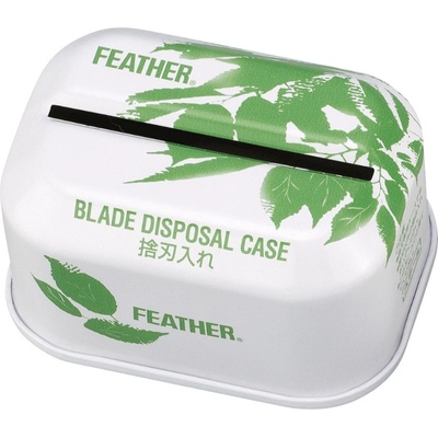 Feather box na použité žiletky