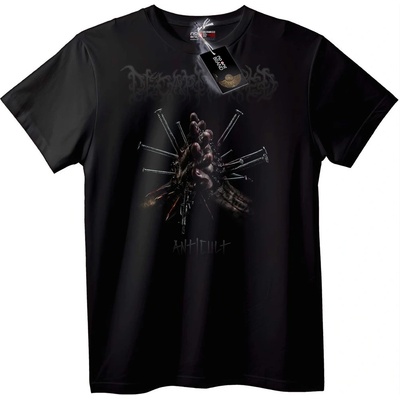 NOONEBRAND Тениска Anticult с Ръце с Оръжия - L, Black