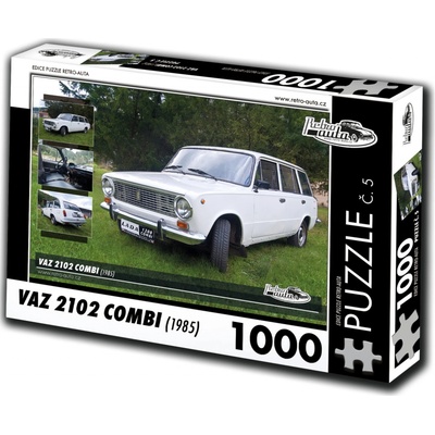 Retro-Auta č. 5 Vaz 2102 Combi 1985 1000 dílků