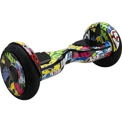 Hoverboard EcoWheel 10" Cross s bluetooth Grafitty Yellow