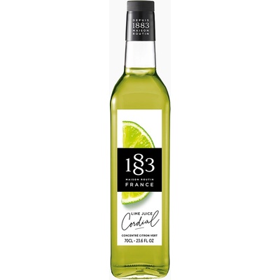 1883 Maison Routin Sirup Lime juice cordial 0,7 l