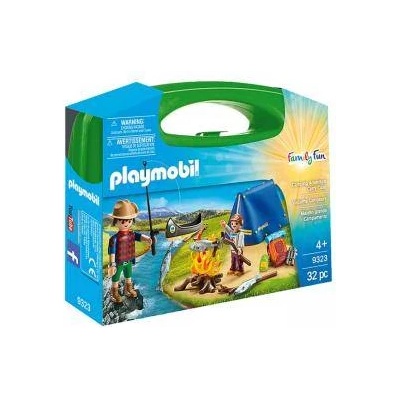 PLAYMOBIL Комплект Плеймобил 9323 - Приключенски къмпинг в преносимо куфарче, Playmobil, 299323