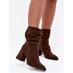 Step in style Дамски боти с ток модел 220192 Step in style