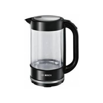 Bosch Kettle TWK70B03 Electric, 2400 W, 1.7 L, Glass/Stainless steel, Transparent, 360° rotational base