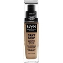 NYX Professional Makeup Can't Stop Won't Stop 24 hour Foundation Vysoce krycí make-up 12 Classic Tan 30 ml