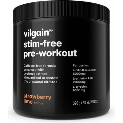 Vilgain Pre-Workout bez stimulantů 3.0 390 g