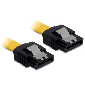 Delock SATA 3 Gb/s (M) - SATA 3 Gb/s (M) 70 см жълт SATA кабел за данни (DL82481)