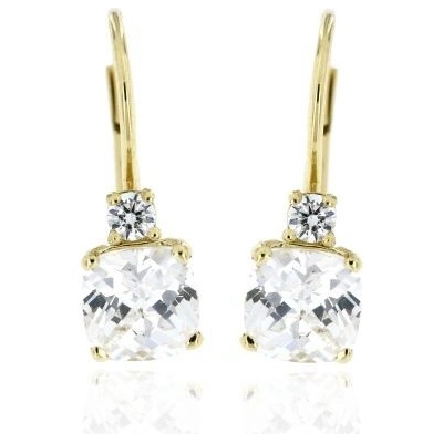 Zlatnictví U Kostela zlaté patentové náušnice se zirkony 1278