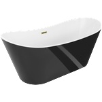 Mexen Montana 180x90 cm black/white/gold (52011809075-50)