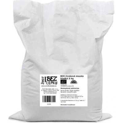 Život bez lepku BIO čiroková mouka hladká 5 kg
